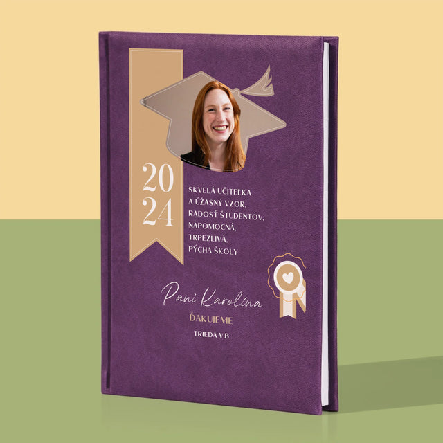 Fotografia A Podpis: Diplom Pre Učiteľa - Zápisník