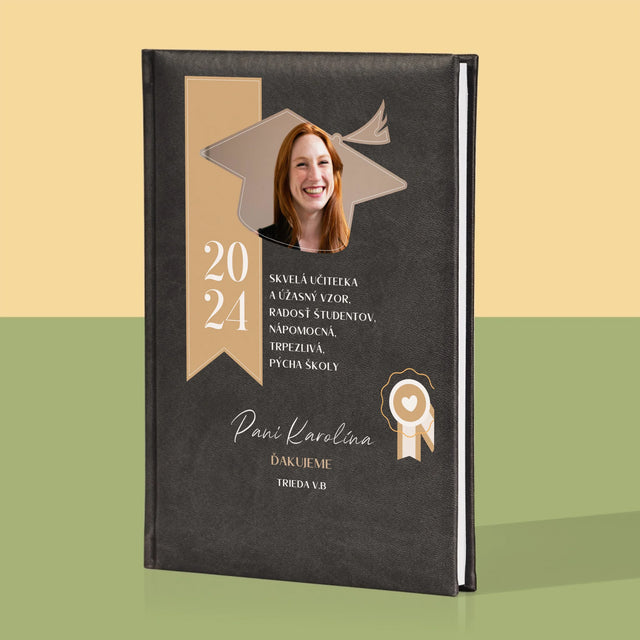 Fotografia A Podpis: Diplom Pre Učiteľa - Zápisník