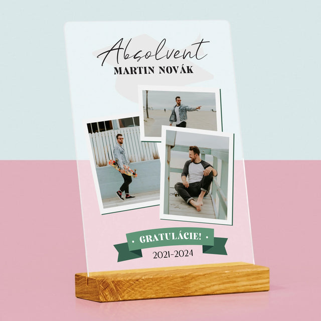 Obálka Časopisu: Absolvent - Tlač Na Akrylové Sklo (Vertikálne)