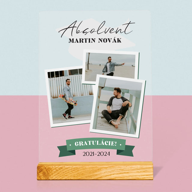 Obálka Časopisu: Absolvent - Tlač Na Akrylové Sklo (Vertikálne)