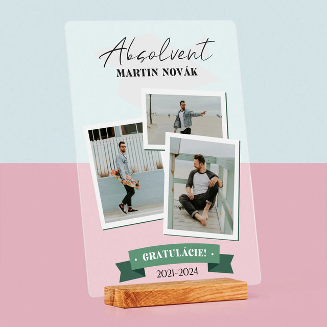 Obálka Časopisu: Absolvent - Tlač Na Akrylové Sklo (Vertikálne)