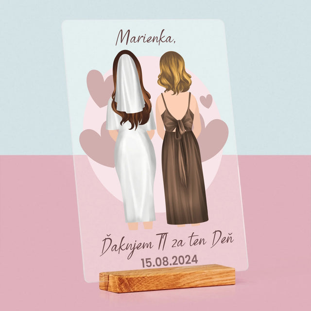 Tvorenie Postavy: Svedkyňa - Tlač Na Akrylové Sklo (Vertikálne)