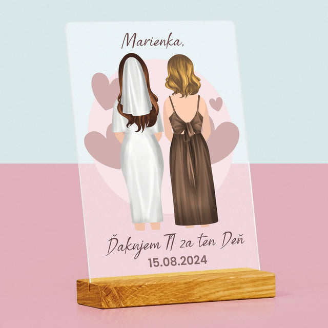 Tvorenie Postavy: Svedkyňa - Tlač Na Akrylové Sklo (Vertikálne)