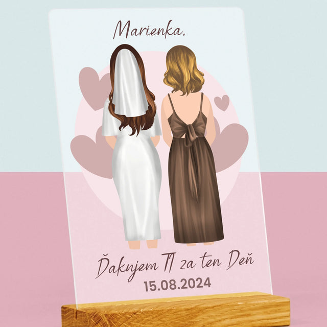 Tvorenie Postavy: Svedkyňa - Tlač Na Akrylové Sklo (Vertikálne)