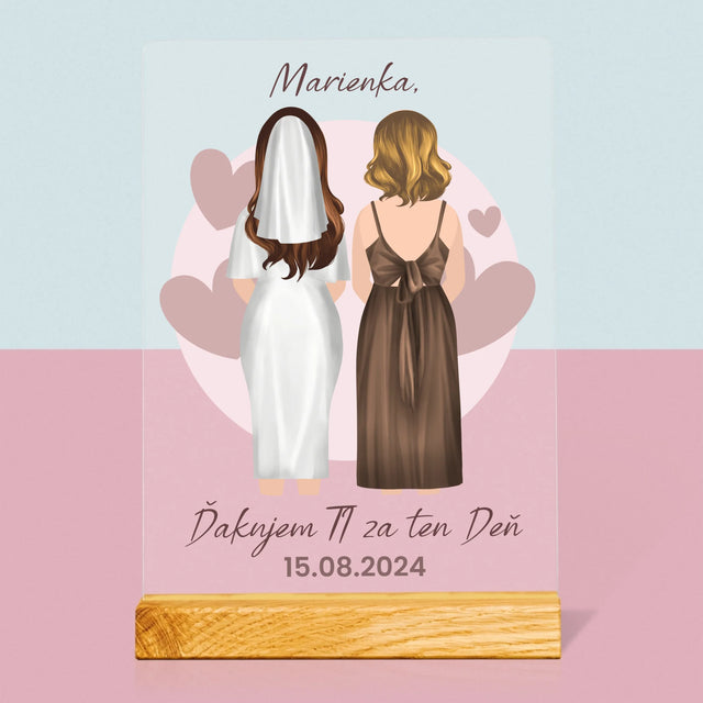 Tvorenie Postavy: Svedkyňa - Tlač Na Akrylové Sklo (Vertikálne)