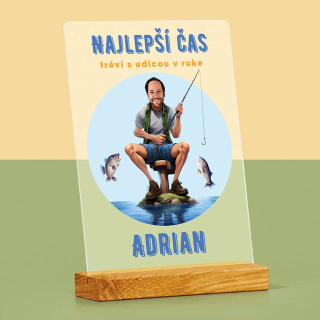 Fotografia A Podpis: Najlepší Čas - Tlač Na Akrylové Sklo (Vertikálne)