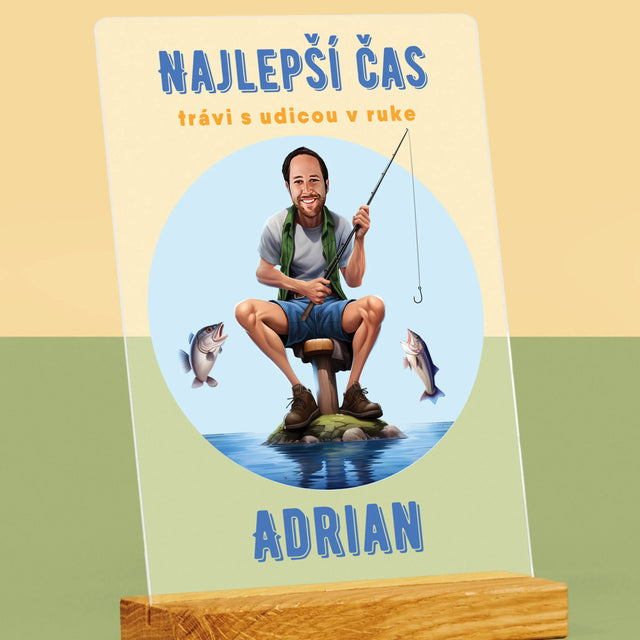 Fotografia A Podpis: Najlepší Čas - Tlač Na Akrylové Sklo (Vertikálne)