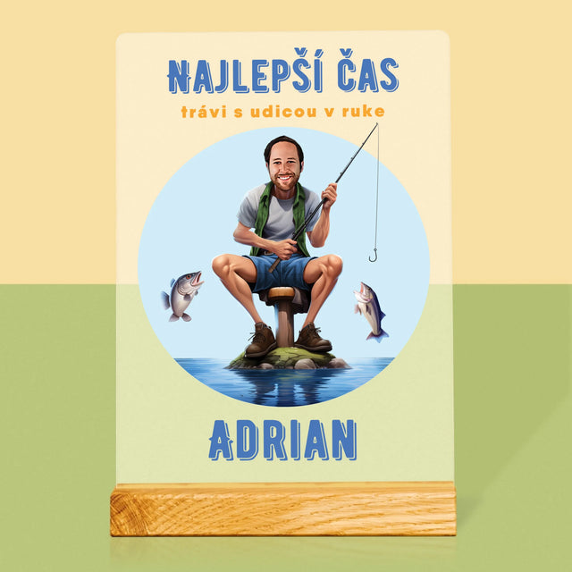 Fotografia A Podpis: Najlepší Čas - Tlač Na Akrylové Sklo (Vertikálne)