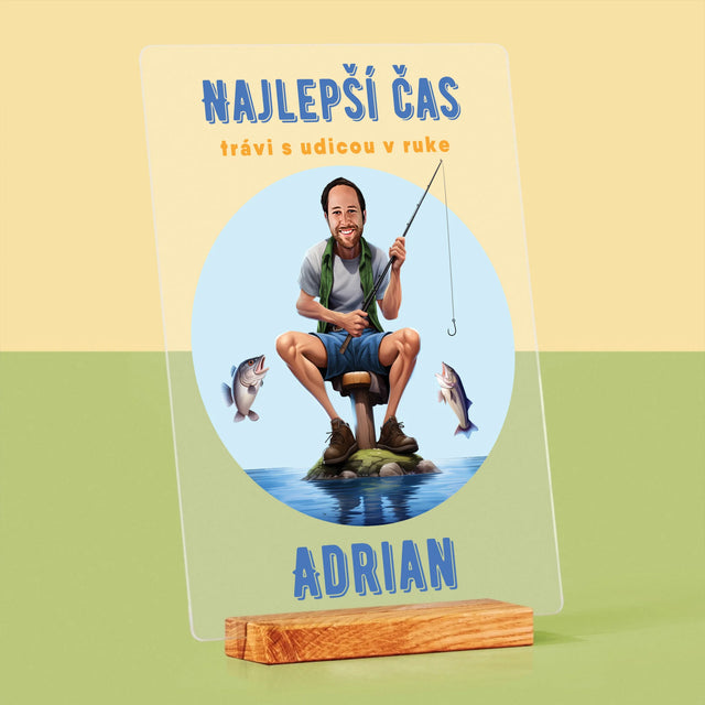 Fotografia A Podpis: Najlepší Čas - Tlač Na Akrylové Sklo (Vertikálne)