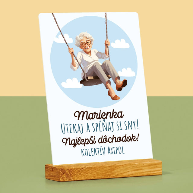 Meno A Podpis: Nech Sa Splnia Tvoje Túžby - Tlač Na Akrylové Sklo (Vertikálne)