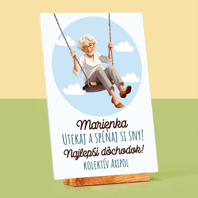 Meno A Podpis: Nech Sa Splnia Tvoje Túžby - Tlač Na Akrylové Sklo (Vertikálne)