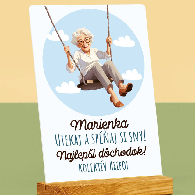 Meno A Podpis: Nech Sa Splnia Tvoje Túžby - Tlač Na Akrylové Sklo (Vertikálne)