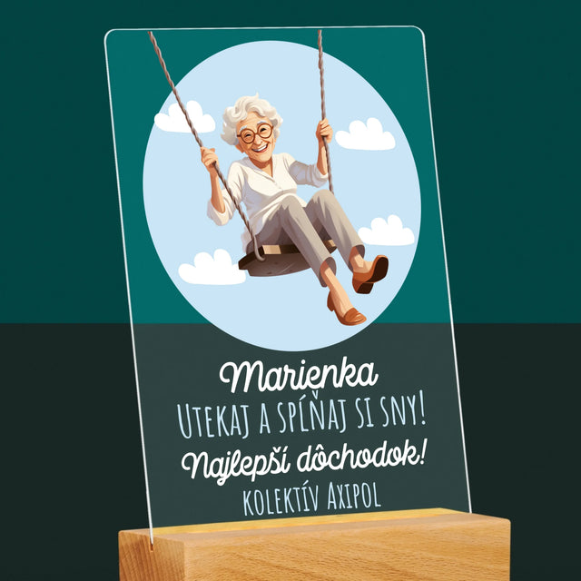 Meno A Podpis: Nech Sa Splnia Tvoje Túžby - Tlač Na Akrylové Sklo (Vertikálne)