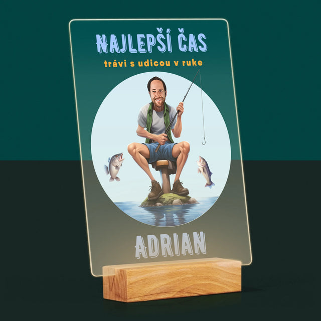 Fotografia A Podpis: Najlepší Čas - Tlač Na Akrylové Sklo (Vertikálne)