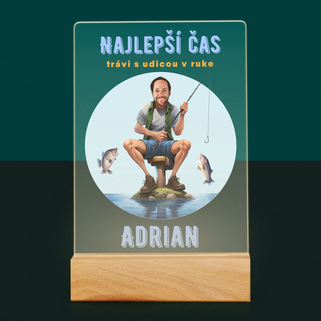 Fotografia A Podpis: Najlepší Čas - Tlač Na Akrylové Sklo (Vertikálne)