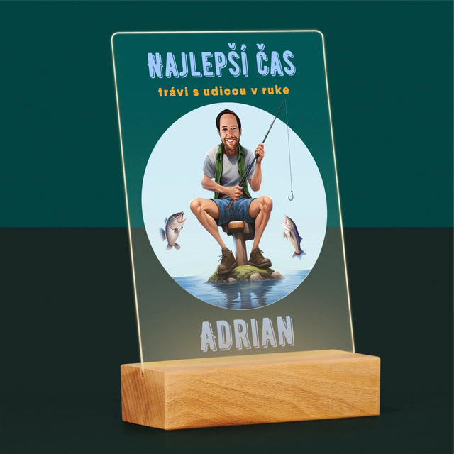 Fotografia A Podpis: Najlepší Čas - Tlač Na Akrylové Sklo (Vertikálne)