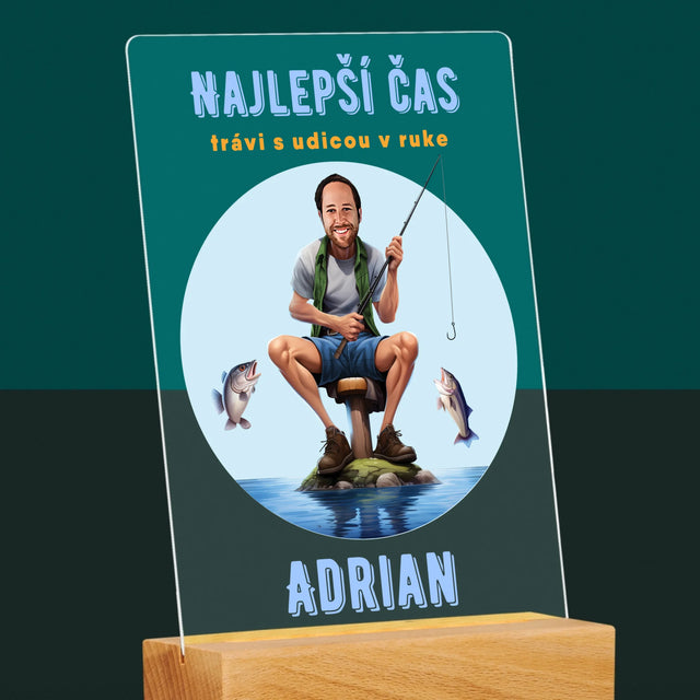 Fotografia A Podpis: Najlepší Čas - Tlač Na Akrylové Sklo (Vertikálne)