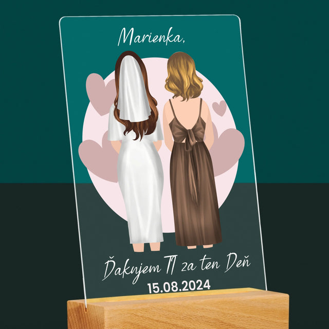 Tvorenie Postavy: Svedkyňa - Tlač Na Akrylové Sklo (Vertikálne)