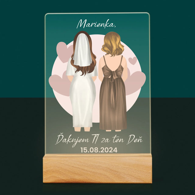 Tvorenie Postavy: Svedkyňa - Tlač Na Akrylové Sklo (Vertikálne)