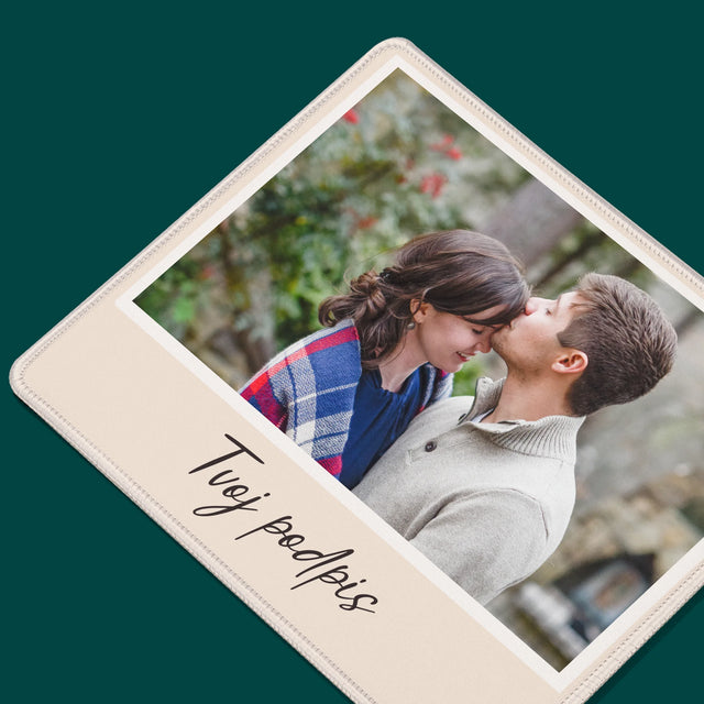 Fotografia A Podpis: Tvoja Fotografia A Podpis - Podložka Pod Myš