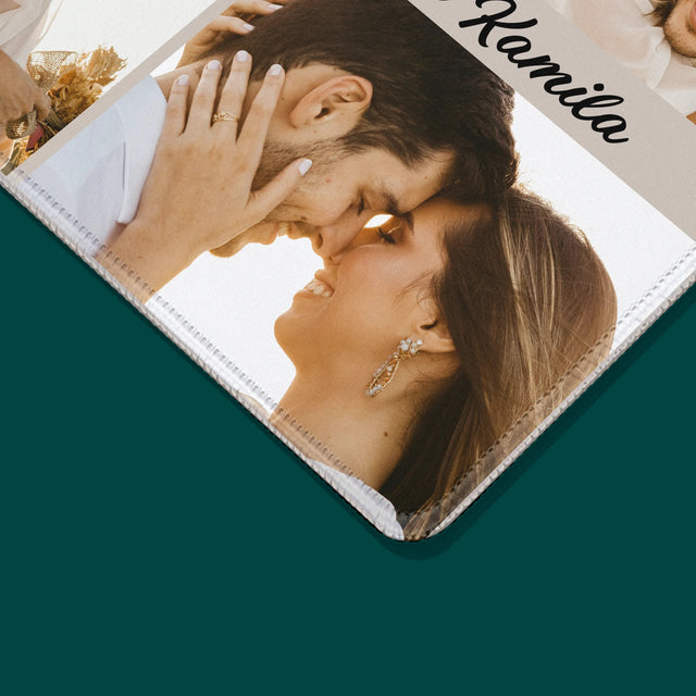 Fotokoláž: 4 Fotografie A Podpis - Podložka Pod Myš