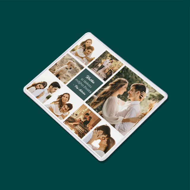 Fotokoláž: Milostná Koláž - Podložka Pod Myš