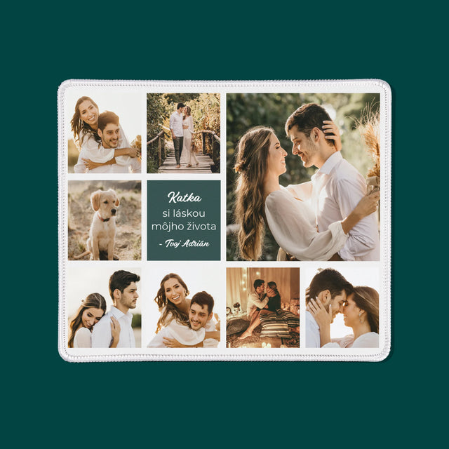 Fotokoláž: Milostná Koláž - Podložka Pod Myš