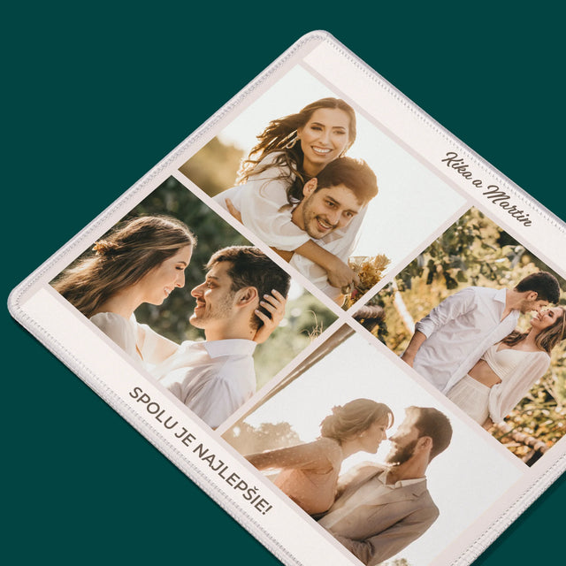 Fotokoláž: Spolu Je Najlepšie Koláž Z Fotiek - Podložka Pod Myš