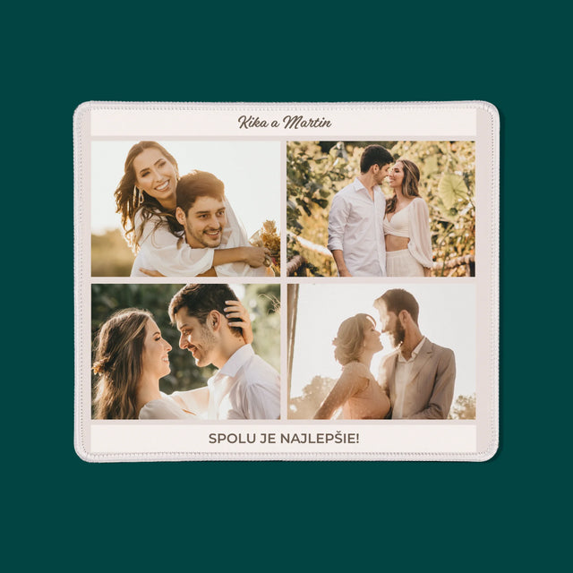 Fotokoláž: Spolu Je Najlepšie Koláž Z Fotiek - Podložka Pod Myš