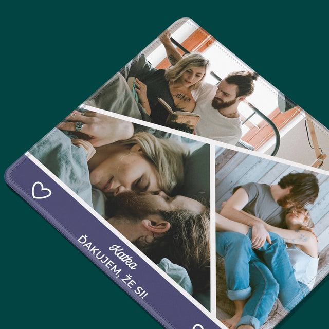 Fotokoláž: Ďakujem, Že Si - Podložka Pod Myš