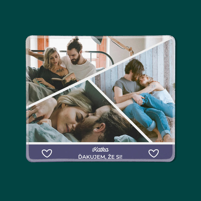 Fotokoláž: Ďakujem, Že Si - Podložka Pod Myš