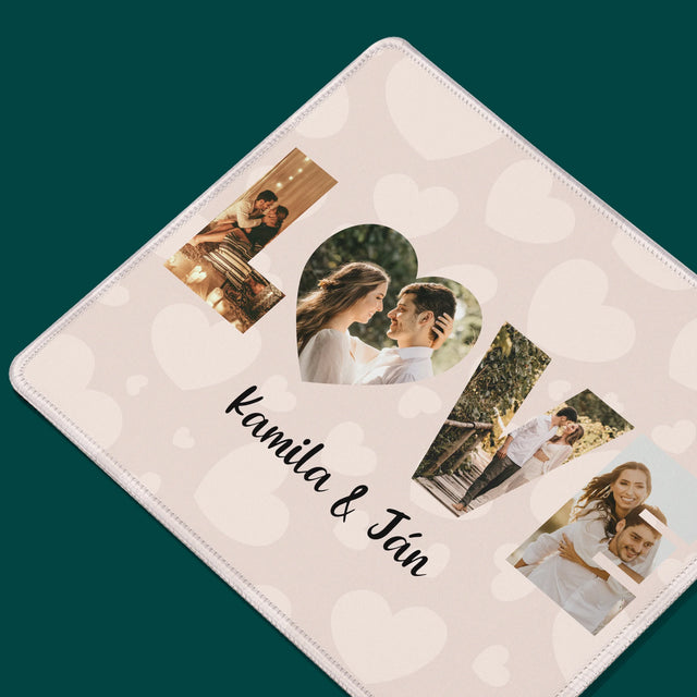 Slovo Z Fotografií: Love Z Tvojich Fotografií - Podložka Pod Myš