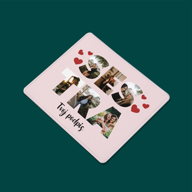 Slovo Z Fotografií: Sestra Z Tvojich Fotografií - Podložka Pod Myš