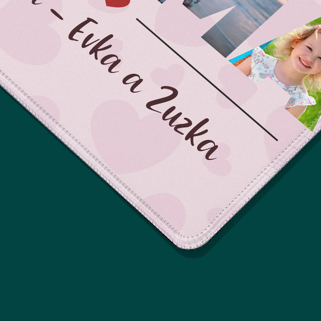 Slovo Z Fotografií: Mama Z Tvojich Fotografií - Podložka Pod Myš