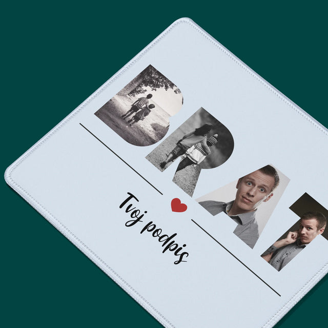 Slovo Z Fotografií: Brat Z Tvojich Fotografií - Podložka Pod Myš