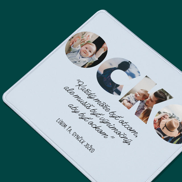 Slovo Z Fotografií: Môj Výnimočný Ocko - Podložka Pod Myš