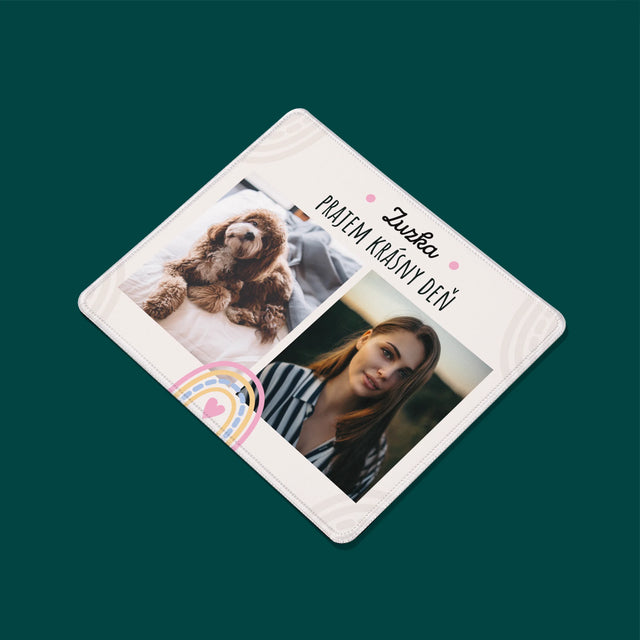 Fotokoláž: Prajem Krásny Deň - Podložka Pod Myš