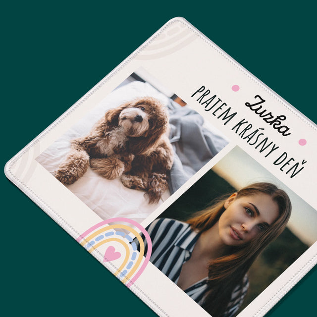 Fotokoláž: Prajem Krásny Deň - Podložka Pod Myš