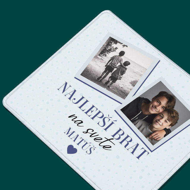 Fotokoláž: Najlepší Brat Na Svete - Podložka Pod Myš