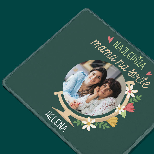 Fotografia A Podpis: Najlepšia Mama Svet - Podložka Pod Myš