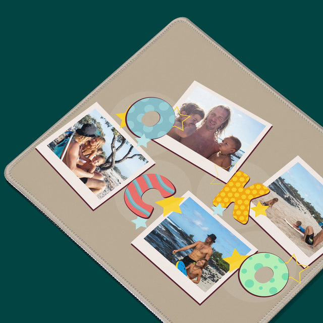 Fotokoláž: Písmená Ocko - Podložka Pod Myš