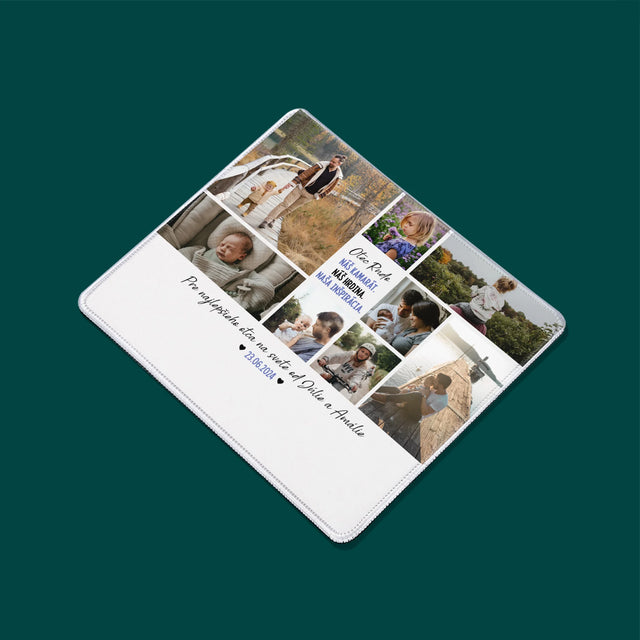 Fotokoláž: Otec Kamarát - Podložka Pod Myš