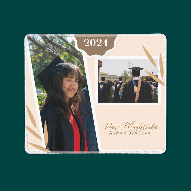 Fotokoláž: Pani Magisterka - Podložka Pod Myš