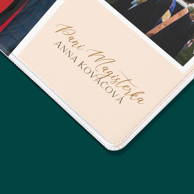 Fotokoláž: Pani Magisterka - Podložka Pod Myš