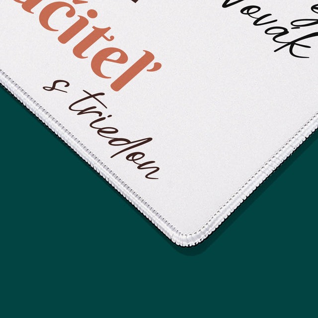 Fotografia A Podpis: Učiteľ S Triedou - Podložka Pod Myš