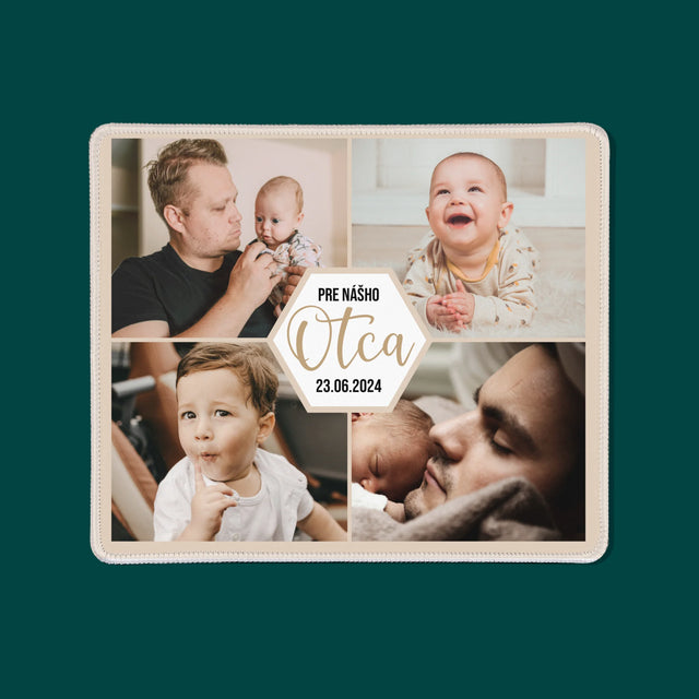 Fotokoláž: Pre Nášho Otca - Podložka Pod Myš