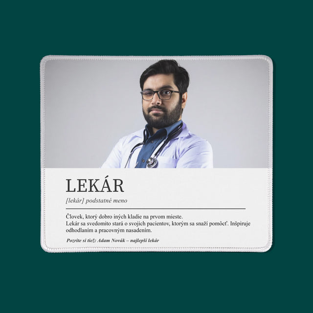 Fotografia A Podpis: Lekár Definícia - Podložka Pod Myš
