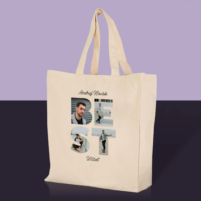 Slovo Z Fotografií: Najlepší Učiteľ - Plátená Taška