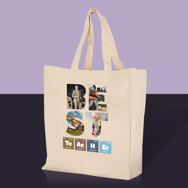 Slovo Z Fotografií: Najlepší Učiteľ - Plátená Taška