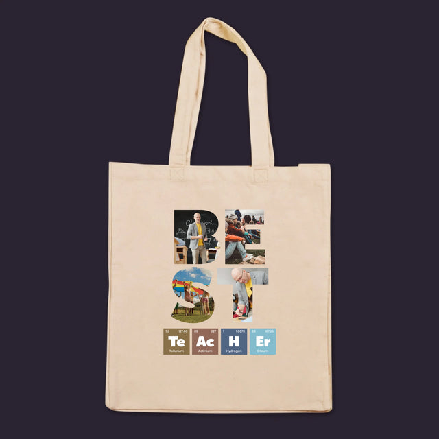 Slovo Z Fotografií: Najlepší Učiteľ - Plátená Taška